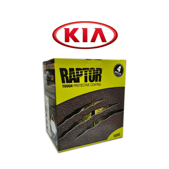 Pintura Super Resistente 2K RAPTOR Colores RAL Kit 4 Lt