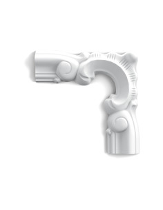 Orac Decor Accesorio Moldura 13,2X13,2X1,7  Cm P8030D