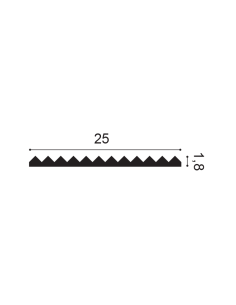 Orac Decor Panel 3D 200X25X1,8 Cm W108 Zigzag