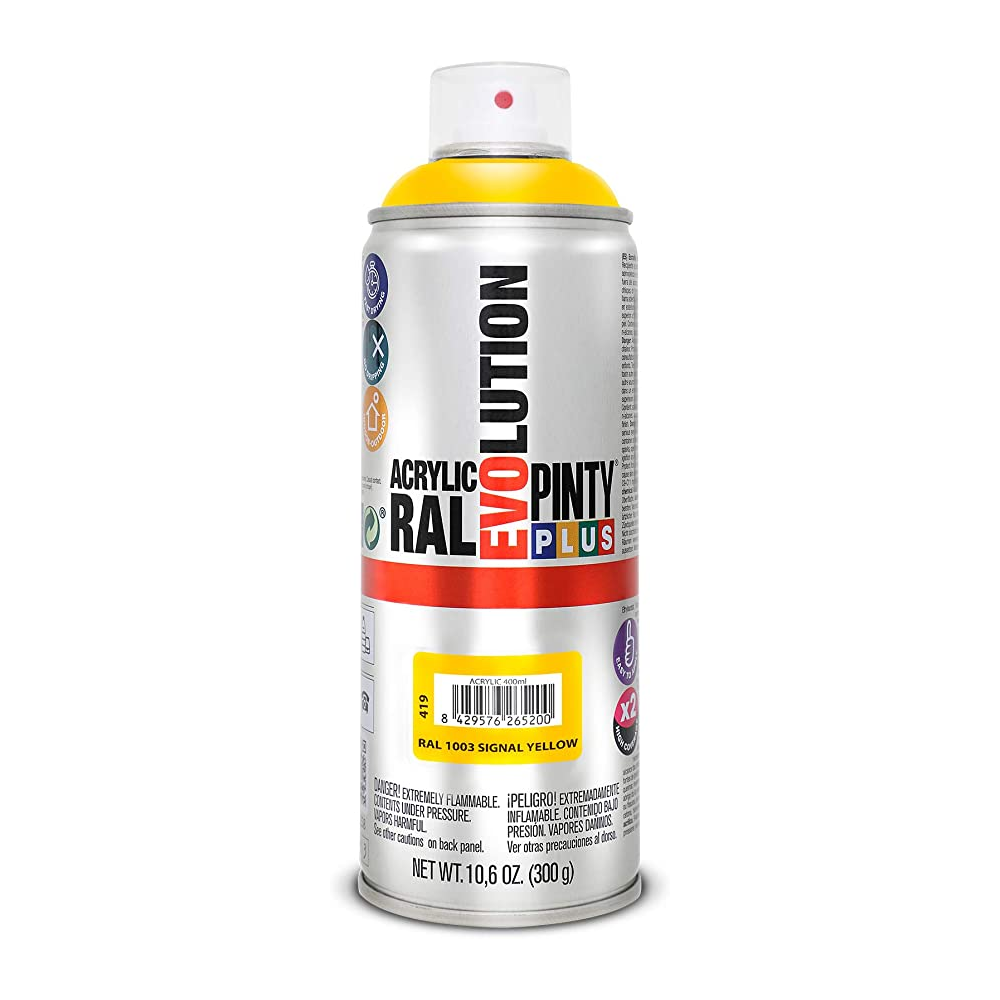 Spray Acrílico Brillante Pintyplus Ral 400 Ml