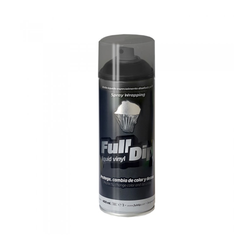 Spray Ahumado Faros Full Dip Vinilo Líquido Negro 400 ML