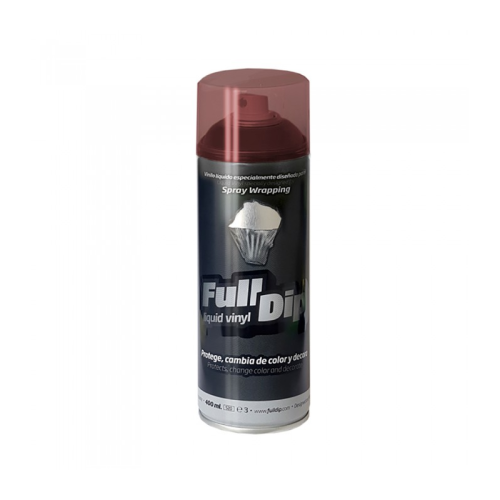 Spray Ahumado Faros Full Dip Vinilo Líquido Rojo 400 ML