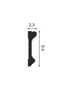 Caja 16 Piezas Orac Cornisa L230 X H9,4 X A2,3Cm  Dx121-2300
