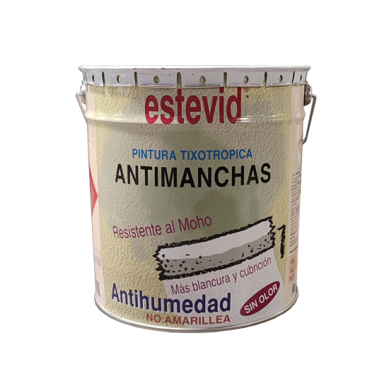 Pintura al pliolite Antimanchas Antihumedad Blanco Estevid 750 ML