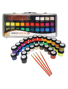 Set Pintura Acrílica Clear Box 34X18 Ml