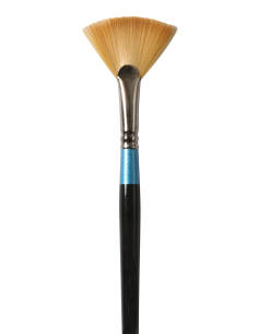 Pincel Sintético Abanico Acuarela Mango Corto S.48