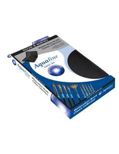 Estuche Cremallera 10 Pinceles Acuarela Aquafine