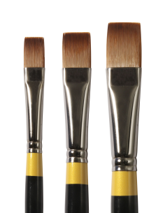 Pincel Sint. Rígido Plano...