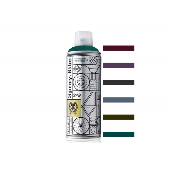 SPRAY.BIKE Serie NIGHTSHADE Pintura para Bicicletas 400 ML