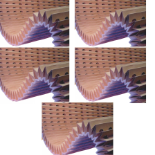 5 X Filtro De Cartón Plegado Fibra Poliéster G4 1X8 Mts