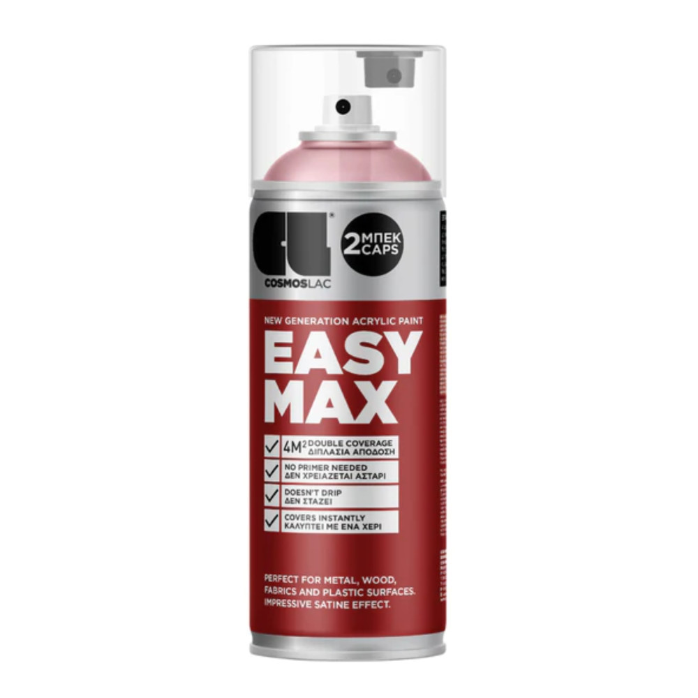 Spray Easy Max Acrylic Satinado Pastel Cosmos Lac 400 Ml