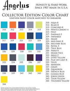 Pack 27 Colores Pintura Cuero Y Polipiel Angelus Collector Edition 29,5 Ml