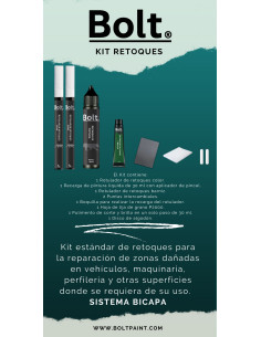 Kit Std Rotulador Retoques Para Coche Bicapa