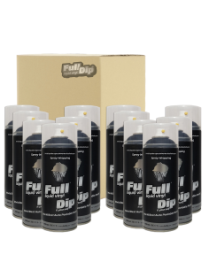 12 X Spray Vinilo Liquido Full Dip Negro 400 Ml