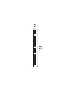 Orac Decor Panel 3D 200X25X2Cm W119 Bar Mix