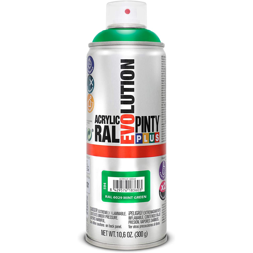 Spray Acrílico Brillante Pintyplus Ral 400 Ml