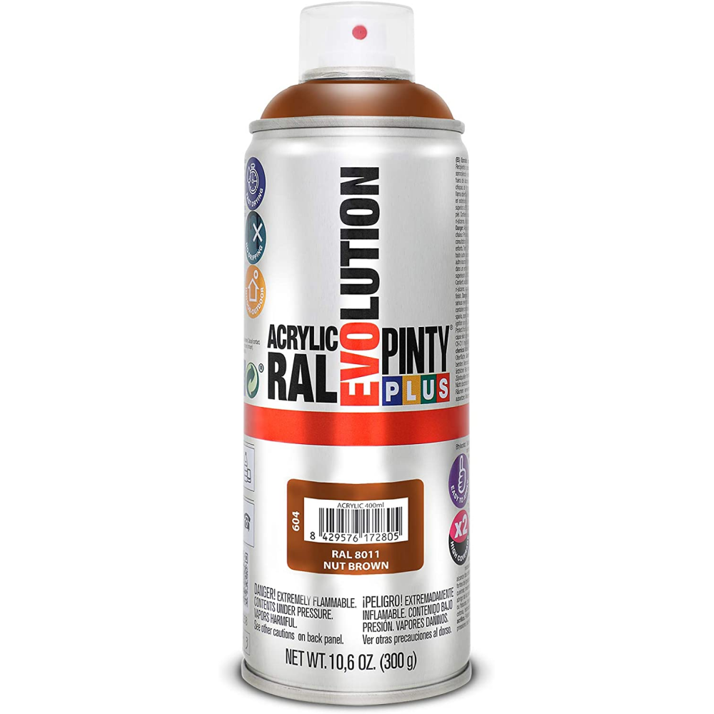 Spray Acrílico Brillante Pintyplus Ral 400 Ml