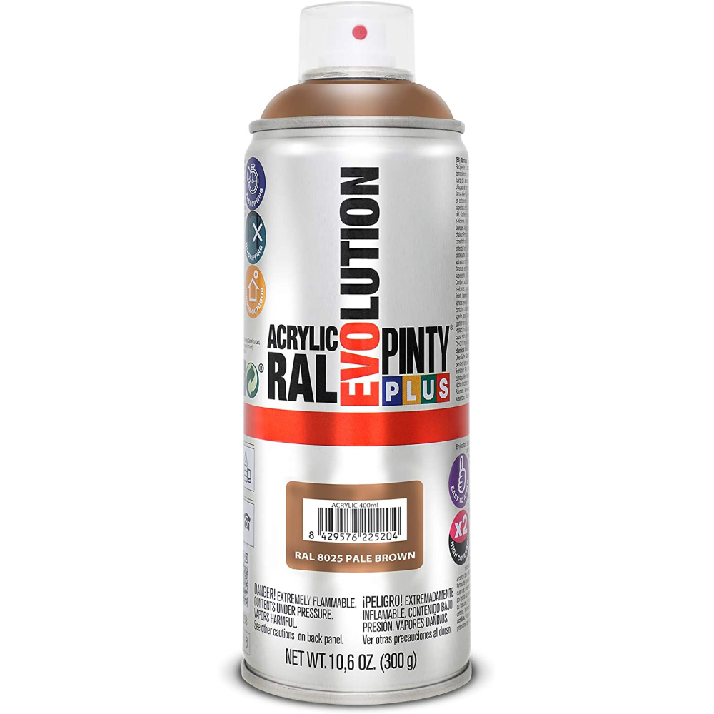 Spray Acrílico Brillante Pintyplus Ral 400 Ml