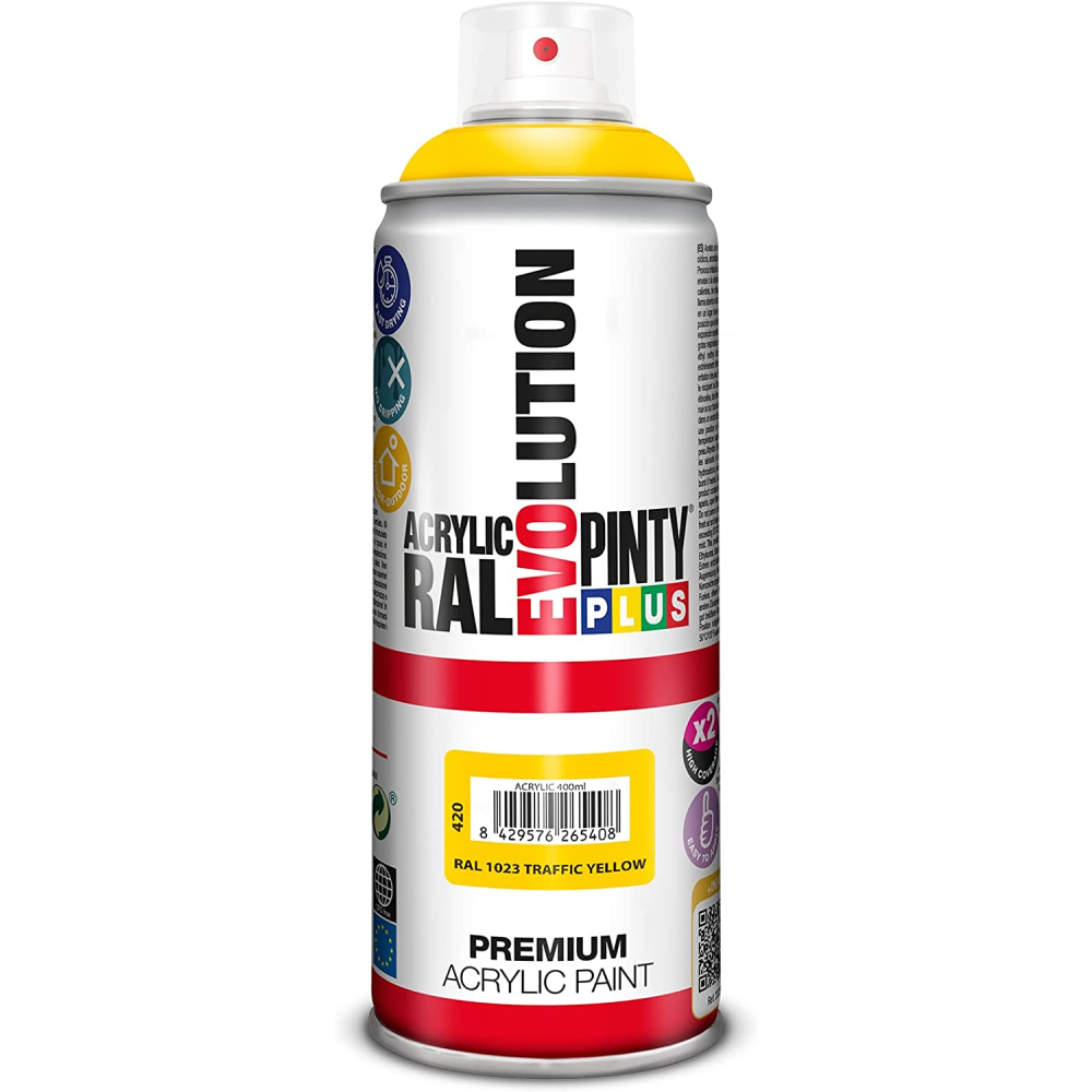 Spray Acrílico Brillante Pintyplus Ral 400 Ml