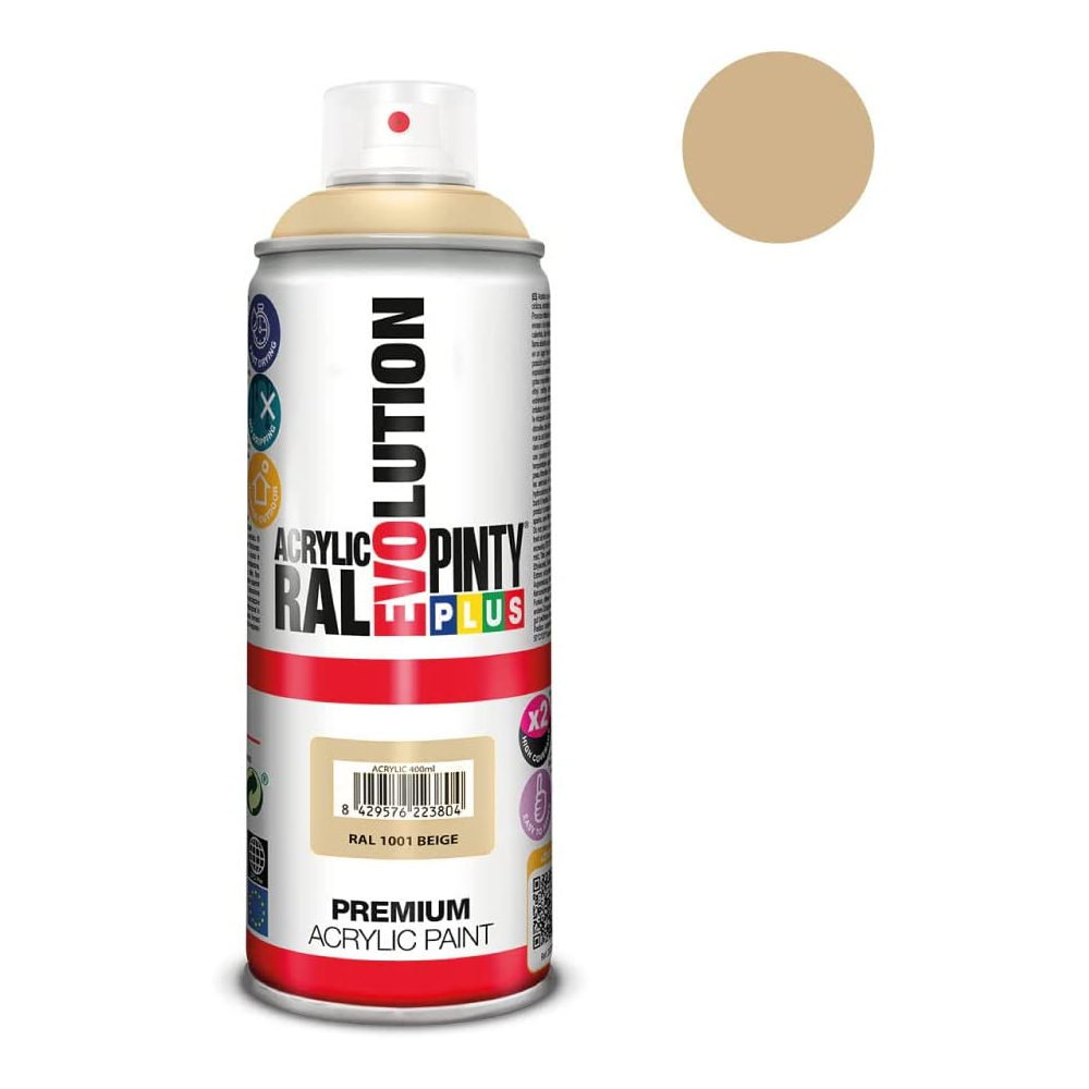 Spray Acrílico Brillante Pintyplus Ral 400 Ml