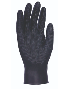 Pack 10 Cajas Guantes De Nitrilo Texturizado Unigrip Bk 50 Uds.