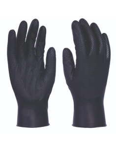 Pack 10 Cajas Guantes De Nitrilo Texturizado Unigrip Bk 50 Uds.