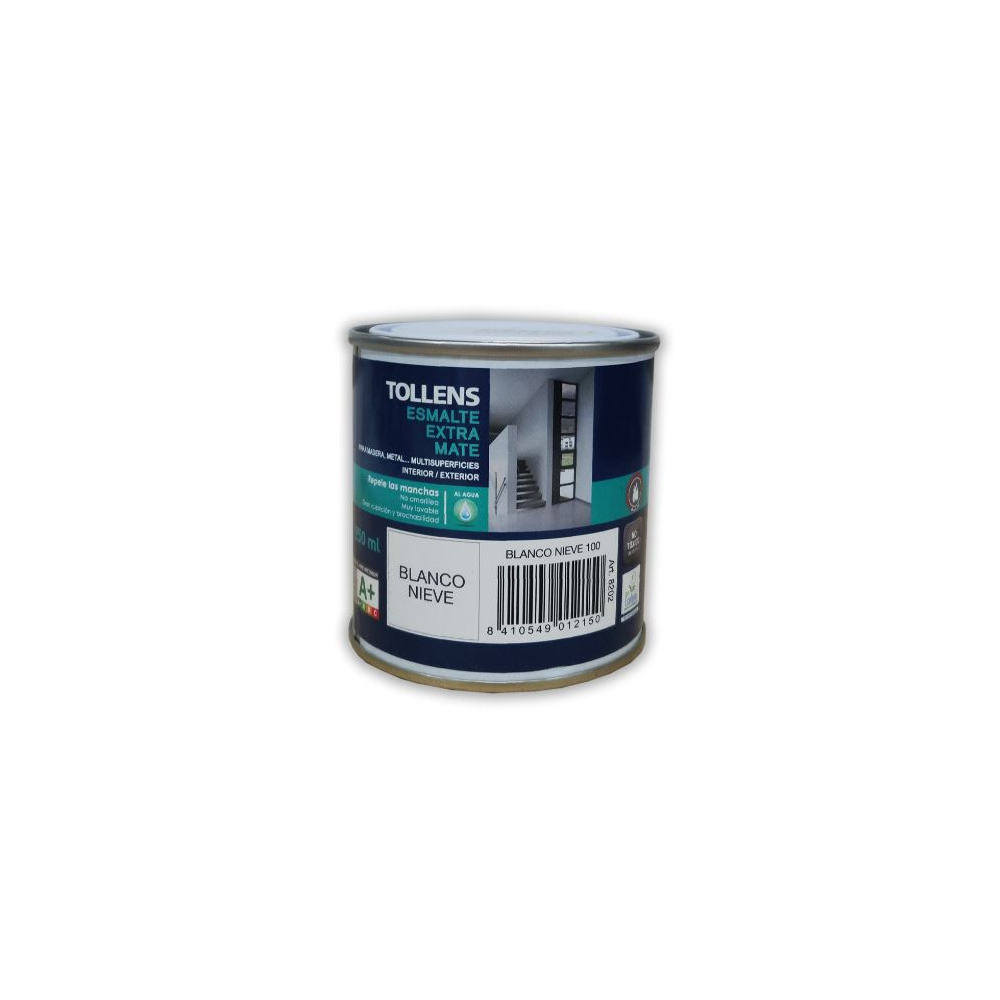 Esmalte Al Agua Extra Mate Tollens 250 Ml