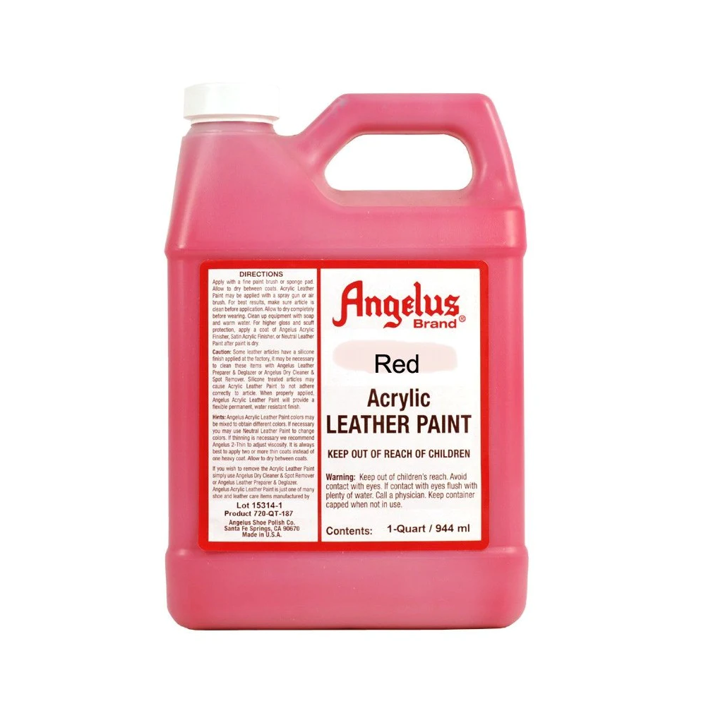 Pintura Cuero Y Polipiel Angelus 946,35 Ml