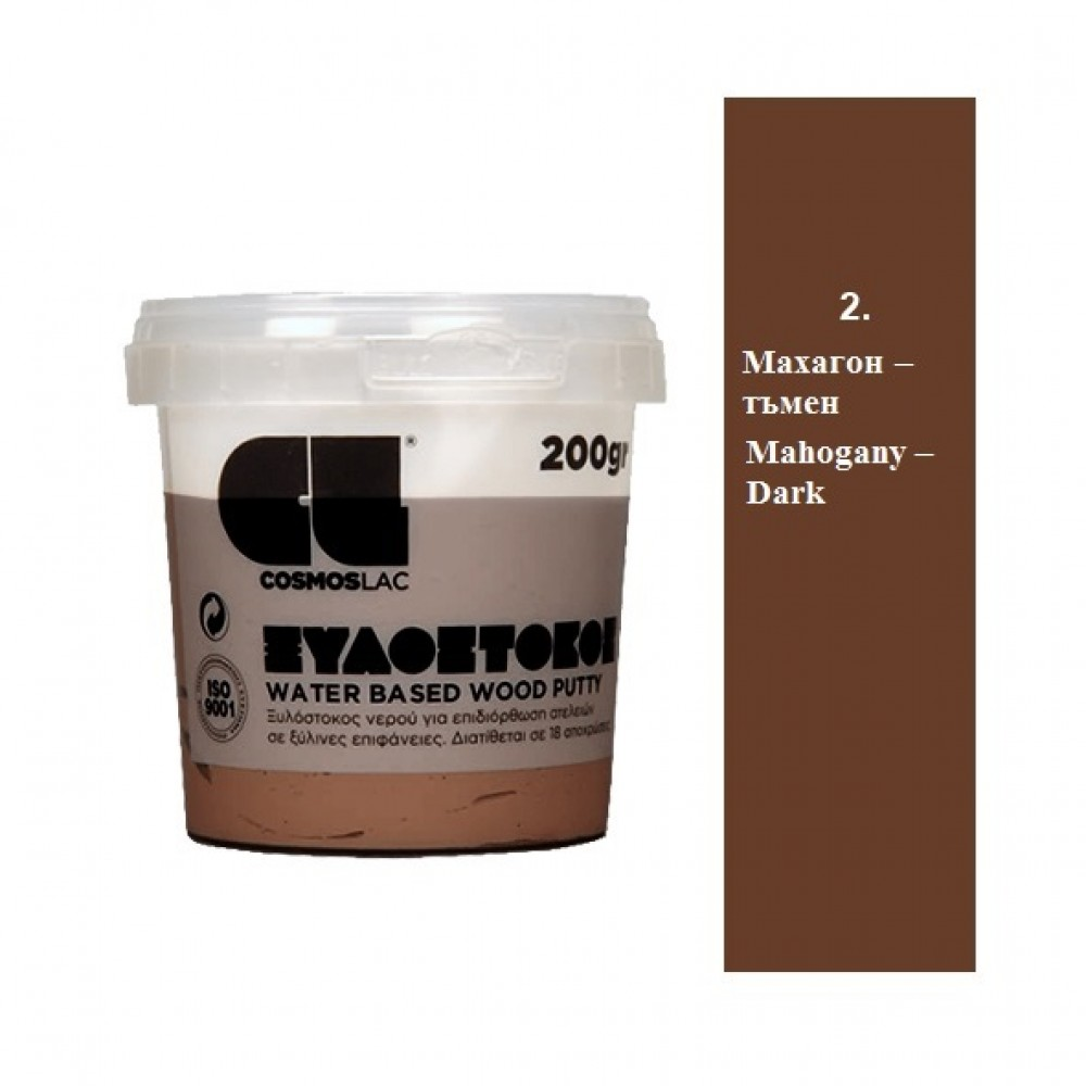 Masilla Para Madera Al Agua Cosmos Lac 200 Gr