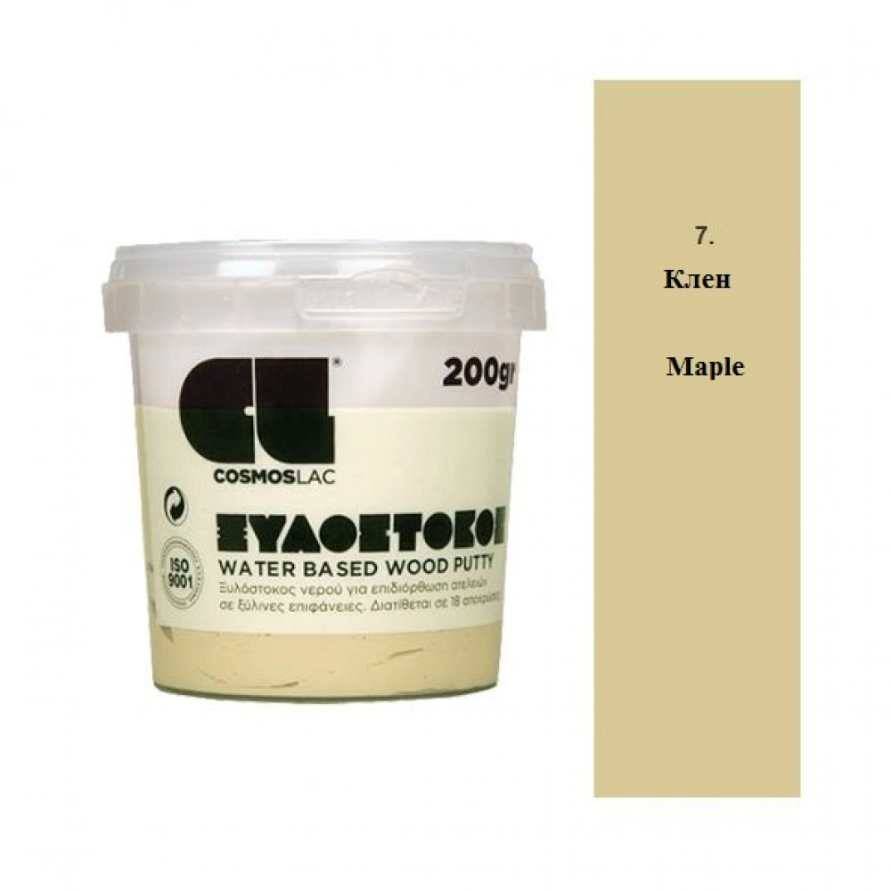 Masilla Para Madera Al Agua Cosmos Lac 200 Gr