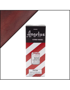 Tinte Para Cuero Leather Dye Angelus Marrón Medio / Medium Brown 88,9 Ml