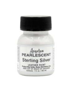 Pintura Cuero Y Polipiel Angelus Pearlescent Sterling Silver  29,5 Ml
