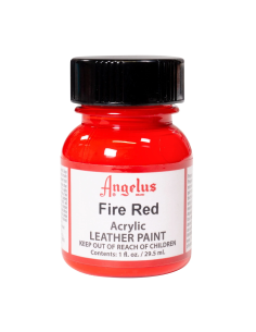 Pintura Cuero Y Polipiel Angelus Fire Red 29,5 Ml
