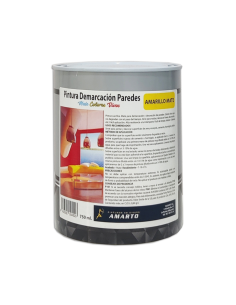 Pintura Acrílica Paredes Mate Amarillo Ral 1018 750 Ml