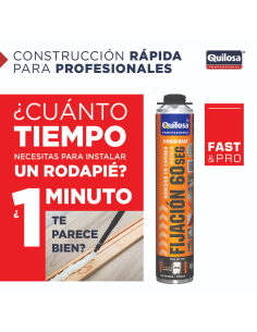 Espuma Fijación 60 Segundos Pistola Quilosa 750 Ml