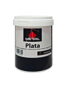 Pintura Al Agua Efecto Metal Plata 750 Ml