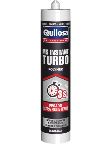 Adhesivo Instantáneo Ms Instant Turbo 280 Ml Blanco