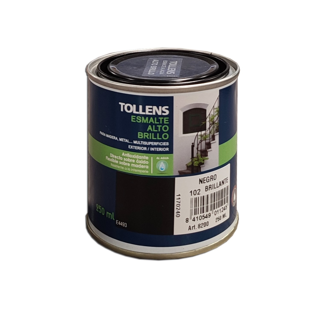 Esmalte Al Agua Alto Brillo 250 Ml