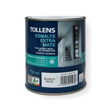 Esmalte Al Agua Extra Mate Tollens 750 Ml