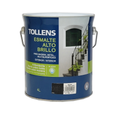 Esmalte Al Agua Alto Brillo Tollens 4 Lt