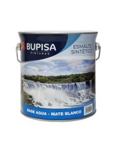 Esmalte Al Agua Mate Blanco...