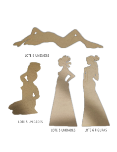 Lote 22 Siluetas Dm Mujeres