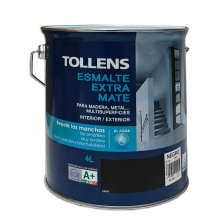 Esmalte Al Agua Extra Mate Tollens 4 Lt