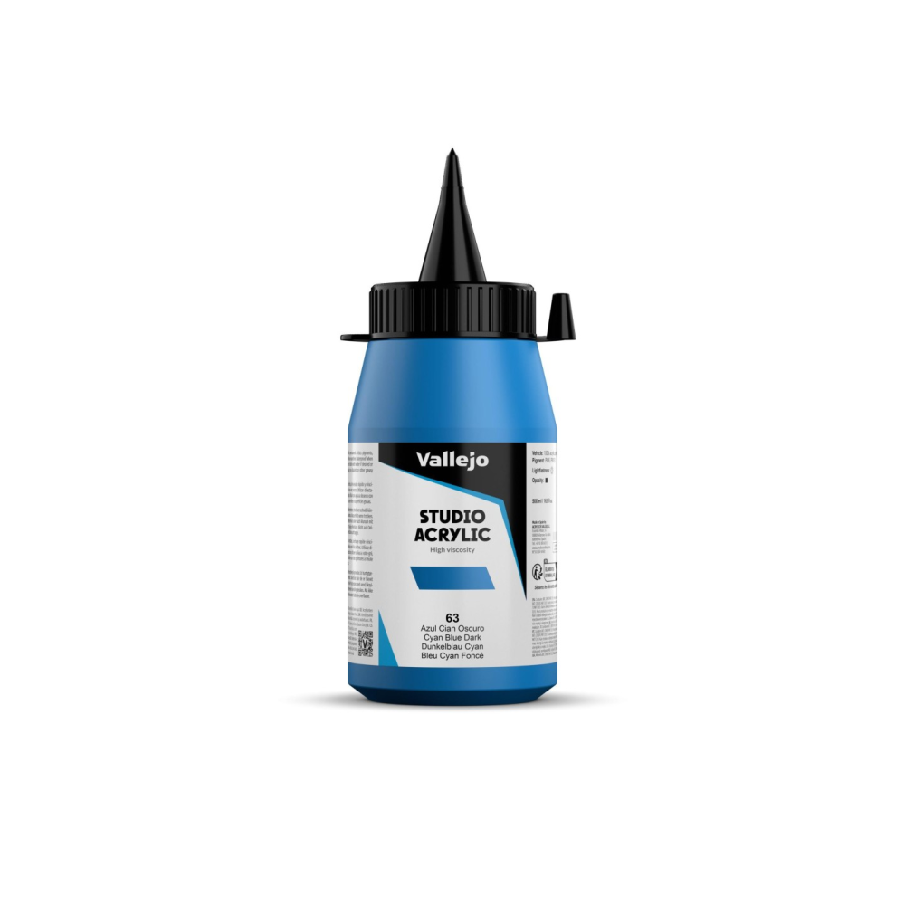 Pintura Acrílica Vallejo Studio 500 Ml