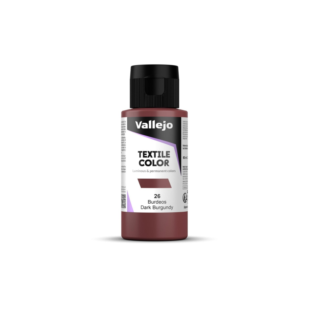 Pintura Textil Acrílicos Vallejo 60 Ml