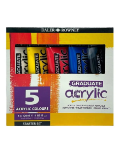Kit Pintura Acrílica Graduate 5X120 Ml