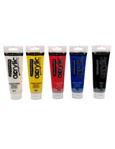 Kit Pintura Acrílica Graduate 5X120 Ml