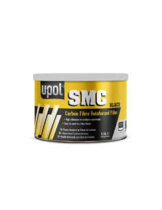 Masilla Relleno Negra Alta Adherencia Smc Con Fibra De Carbono 2 Kg