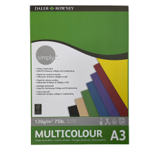 Bloc Papel 7 Colores 21 Hojas-120 Gr/M2