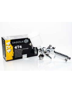 Pistola De Retoques Gravedad Sagola 474 Paso 1.0